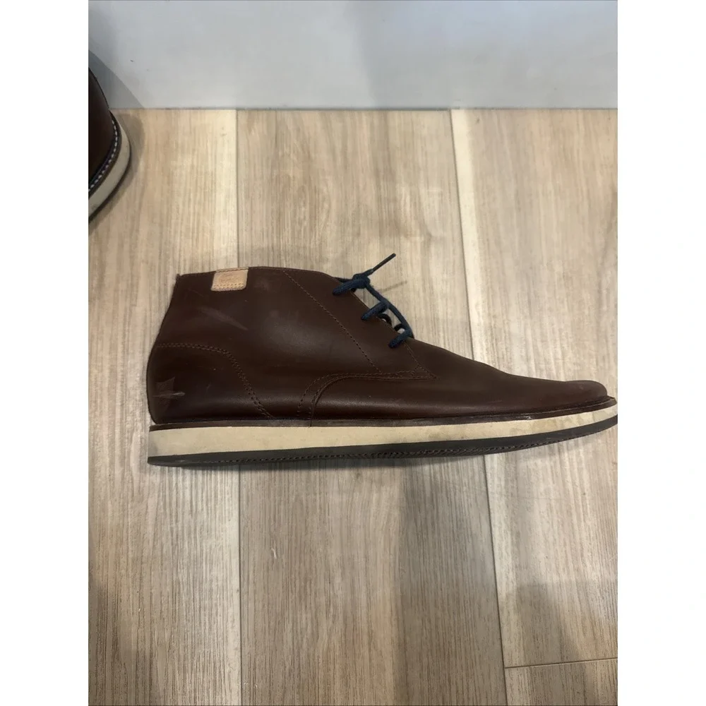 Men's Leather Lacoste Millard Chukka Boots Size 11‎ In Brown